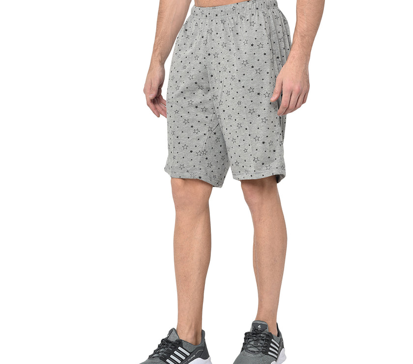 Mack Jonney Silver Shorts For Men's