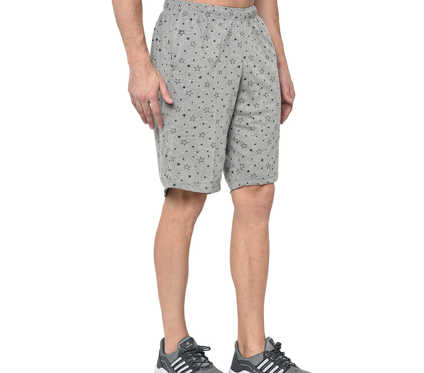 Mack Jonney Silver Shorts For Men's