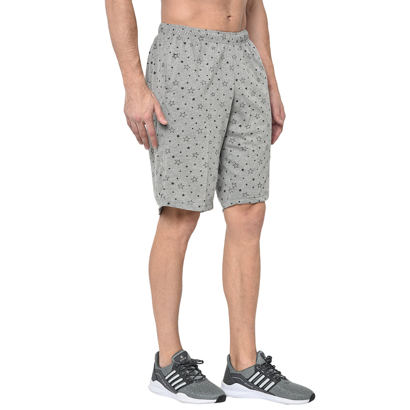 Mack Jonney Silver Shorts For Men's