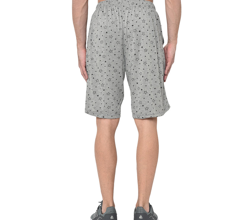 Mack Jonney Silver Shorts For Men's