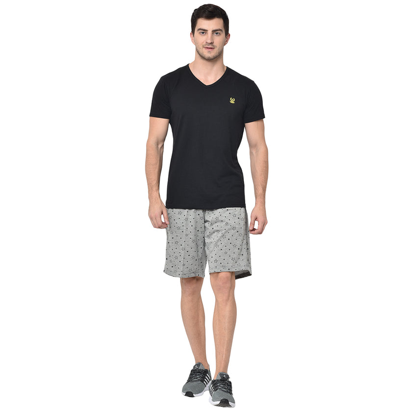 Mack Jonney Silver Shorts For Men's