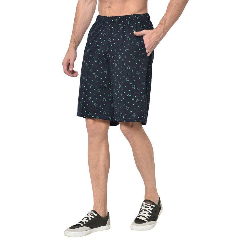 Mack Jonney Dark Blue Shorts For Men's