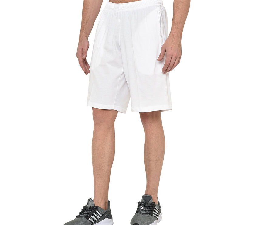 Mack Jonney White Shorts For Men's