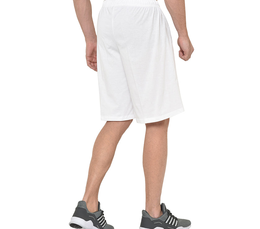 Mack Jonney White Shorts For Men's