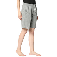 Mack Jonney Silver Shorts For Women's