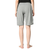 Mack Jonney Silver Shorts For Women's