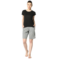 Mack Jonney Silver Shorts For Women's