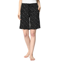 Mack Jonney Black Shorts For Women's