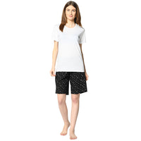 Mack Jonney Black Shorts For Women's