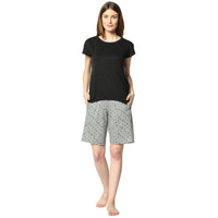 Mack Jonney Grey Shorts For Women's
