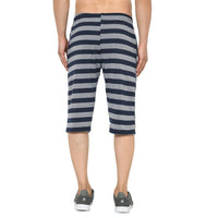 Vimal Jonney Regular Fit Dark Blue 3/4th Capri For Men's - Vimal Clothing store