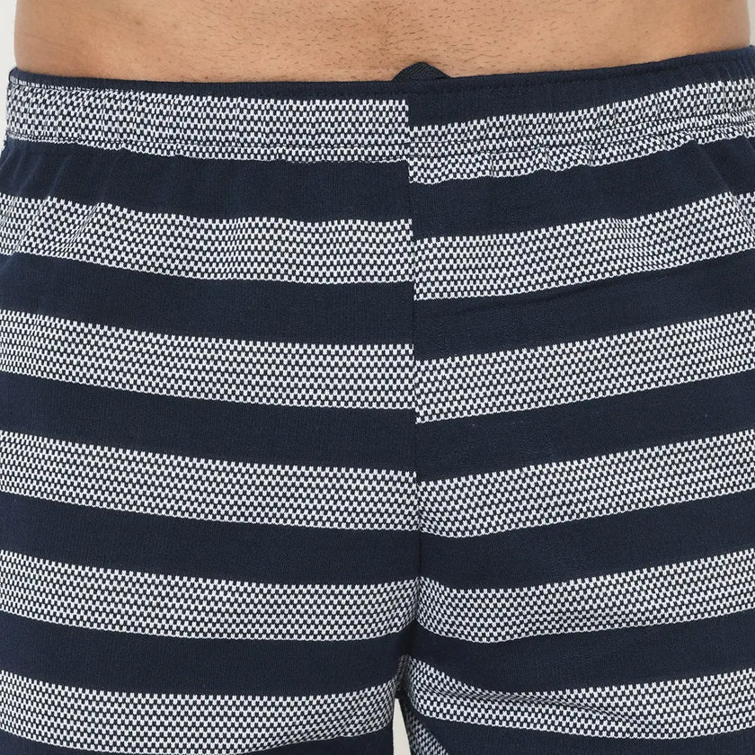 Vimal Jonney Regular Fit Dark Blue 3/4th Capri For Men's - Vimal Clothing store