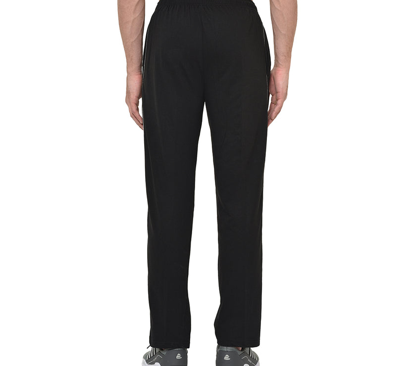 Mack Jonney Black Cotton Trackpant For Men's