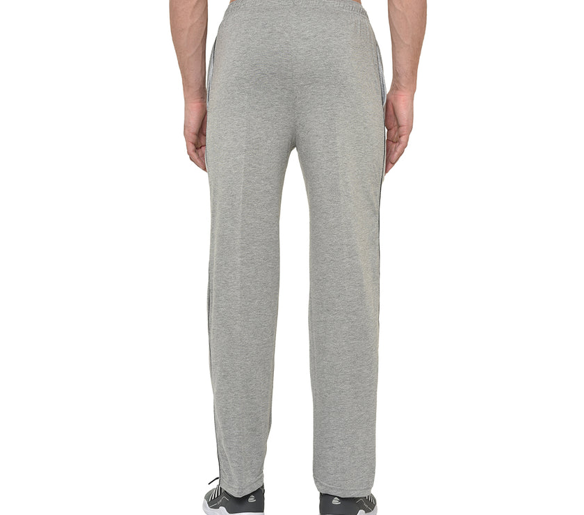 Mack Jonney Silver Cotton Trackpant For Men's
