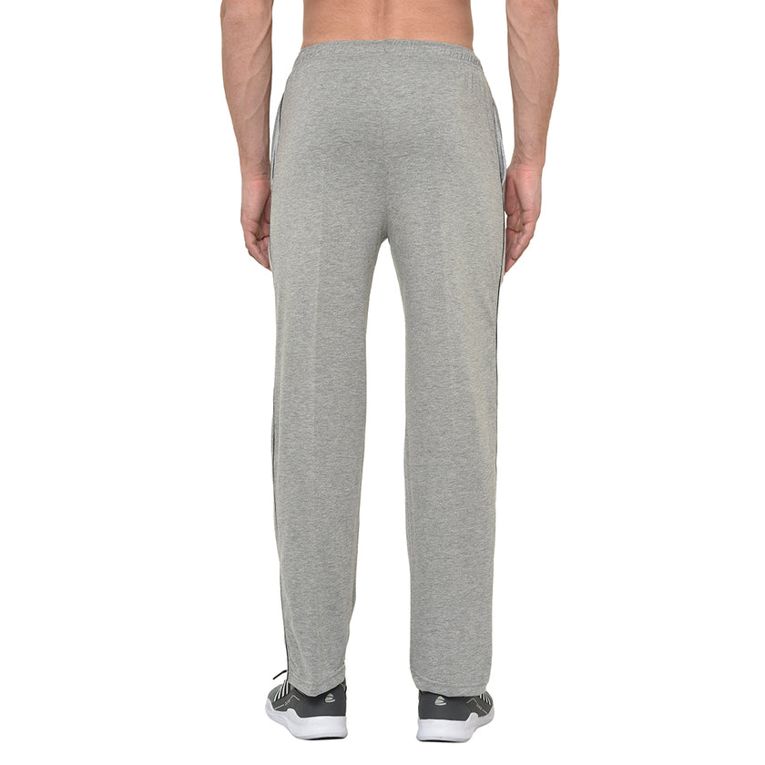 Mack Jonney Silver Cotton Trackpant For Men's