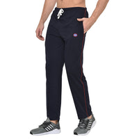 Mack Jonney Dark Blue Cotton Trackpant For Men's