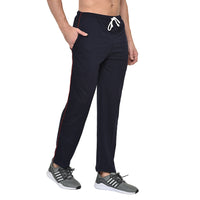 Mack Jonney Dark Blue Cotton Trackpant For Men's