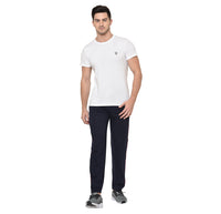 Mack Jonney Dark Blue Cotton Trackpant For Men's