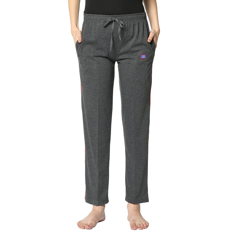 Mack Jonney Grey Trackpant For Women's