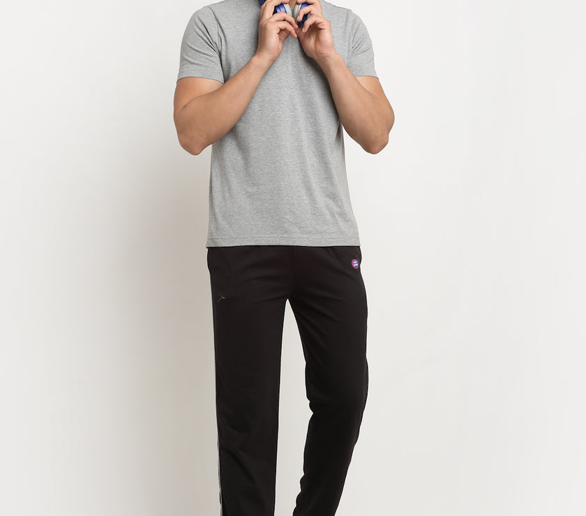 Mack Jonney Regular-Fit Cotton Trackpant for Men