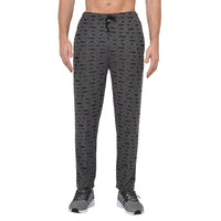 Mack Jonney Black Cotton Trackpant For Men's