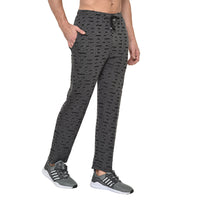 Mack Jonney Black Cotton Trackpant For Men's
