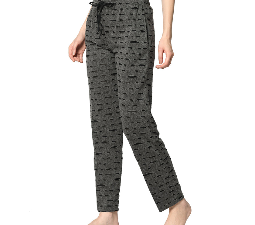 Mack Jonney Black Trackpant For Women's