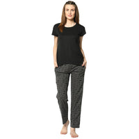 Mack Jonney Black Trackpant For Women's