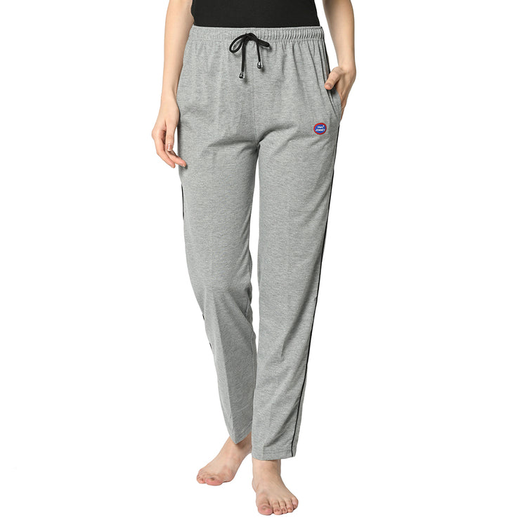 Mack Jonney Silver Trackpant For Women's