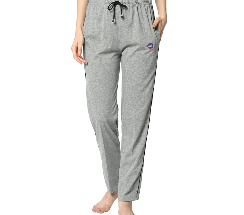 Mack Jonney Silver Trackpant For Women's