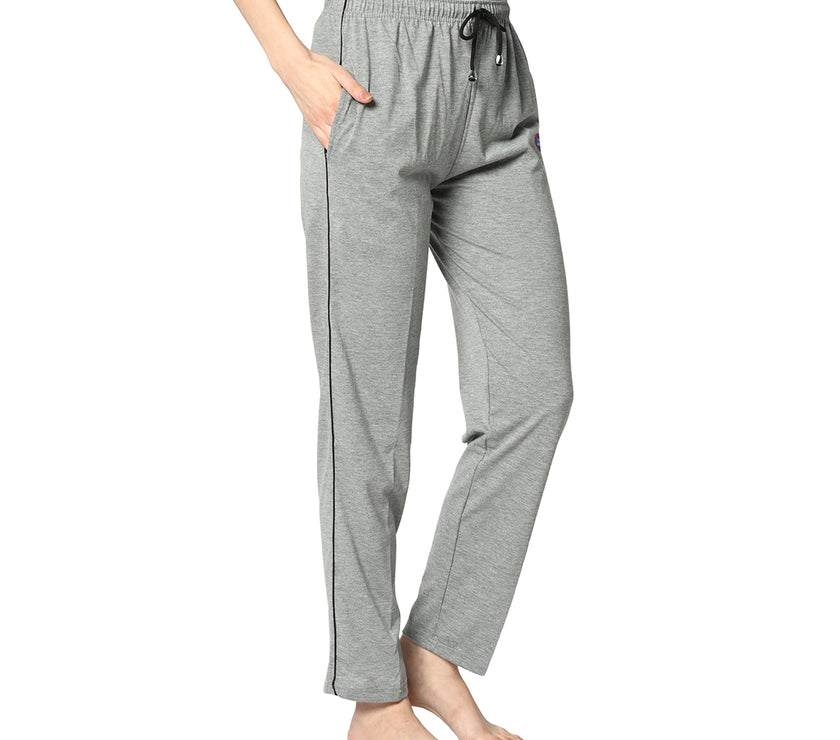 Mack Jonney Silver Trackpant For Women's