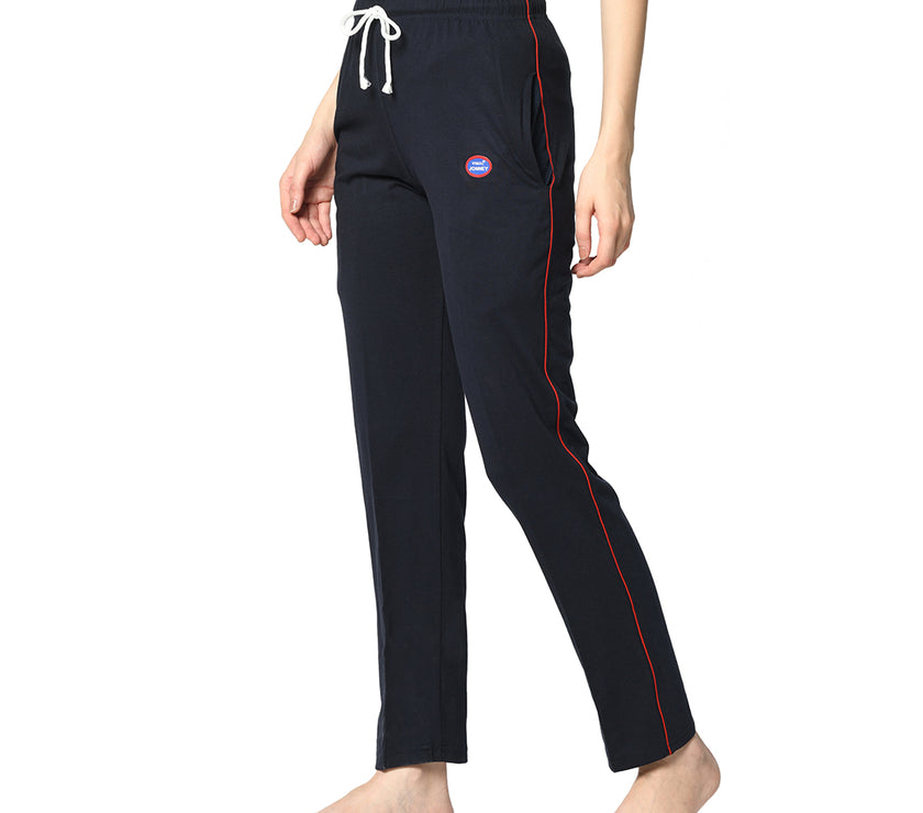 Mack Jonney Blue Trackpant For Women's
