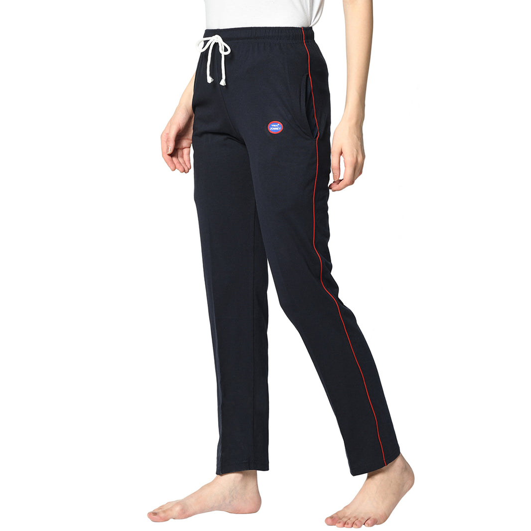 Mack Jonney Blue Trackpant For Women's