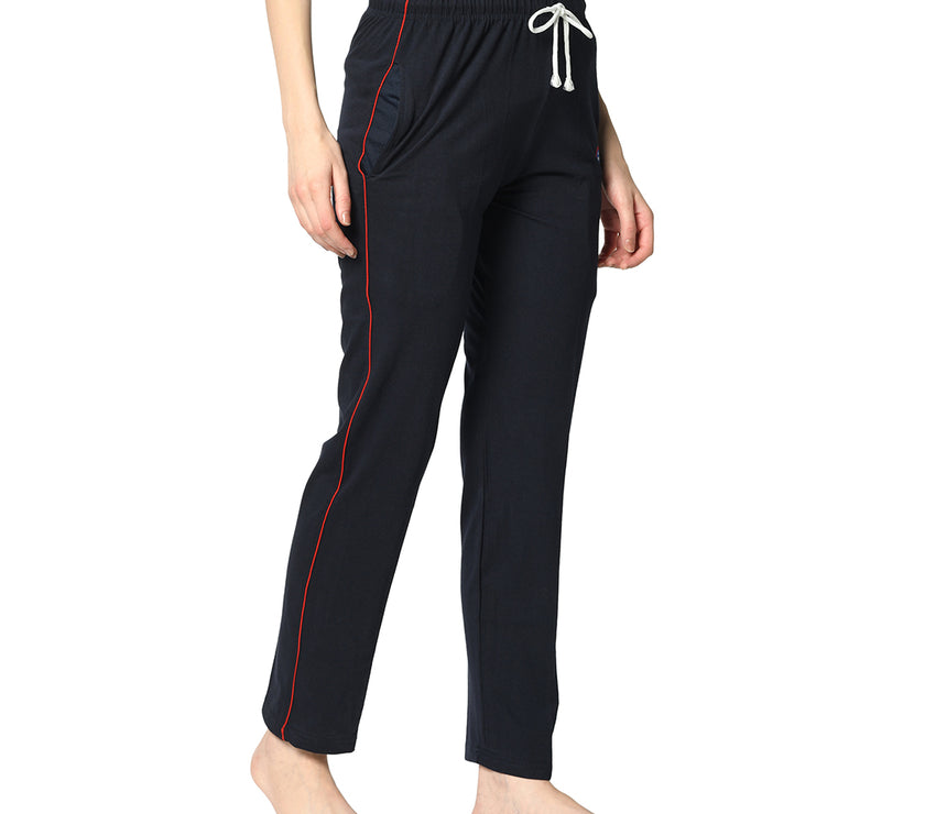 Mack Jonney Blue Trackpant For Women's