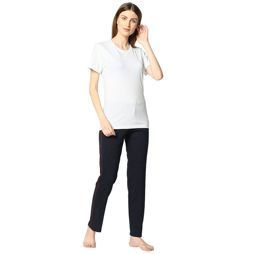 Mack Jonney Blue Trackpant For Women's