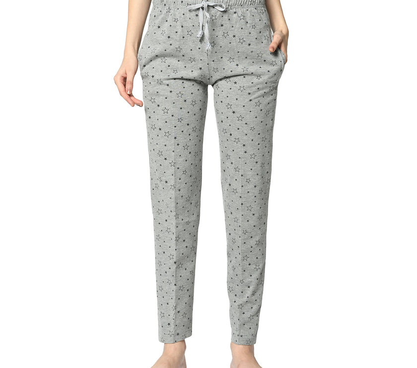 Mack Jonney Grey Trackpant For Women's