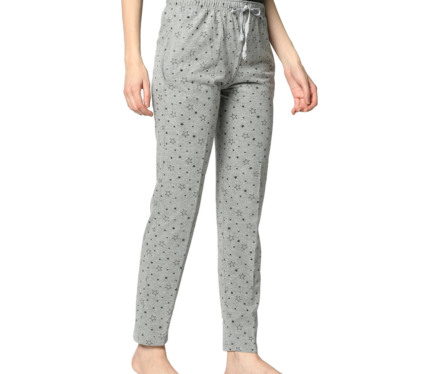 Mack Jonney Grey Trackpant For Women's