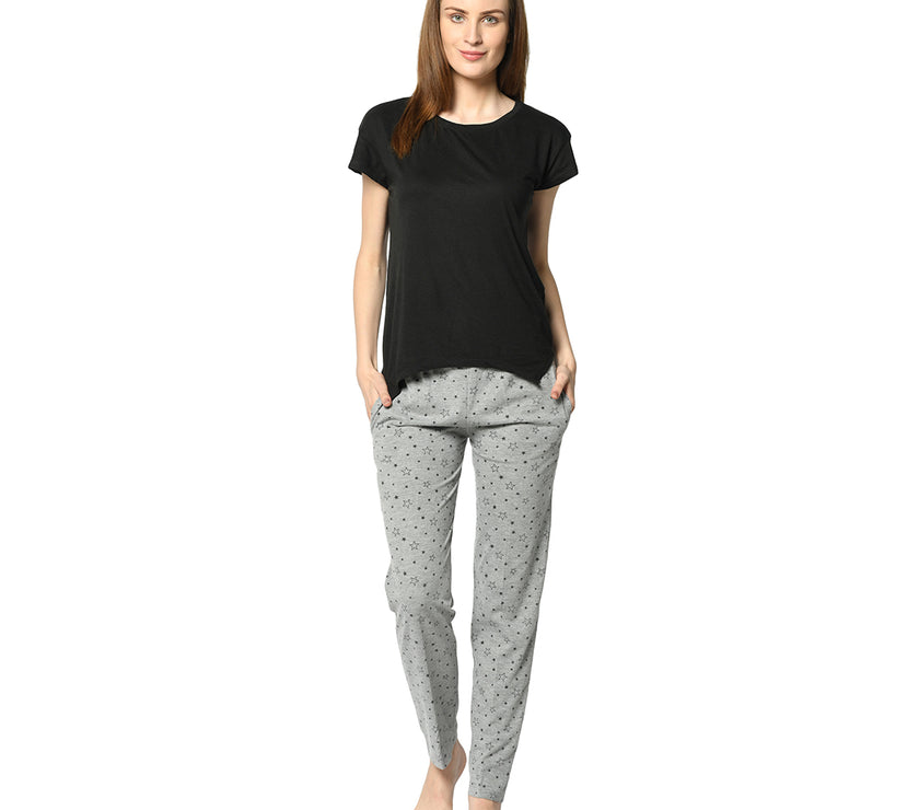 Mack Jonney Grey Trackpant For Women's