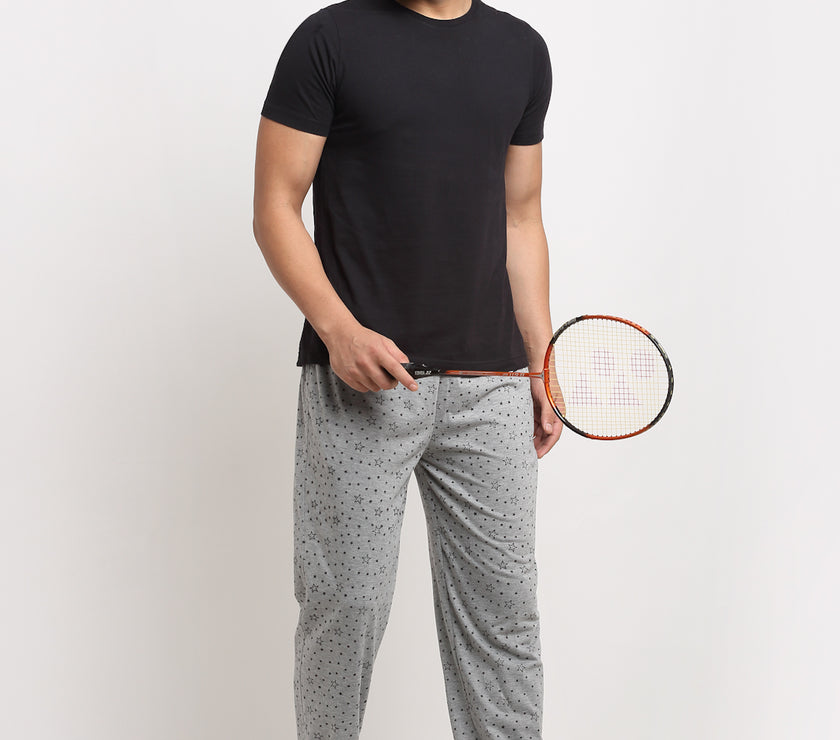 Mack Jonney Regular-Fit Cotton Trackpant for Men