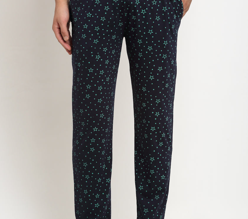 Mack Jonney Regular-Fit Cotton Trackpant for Men