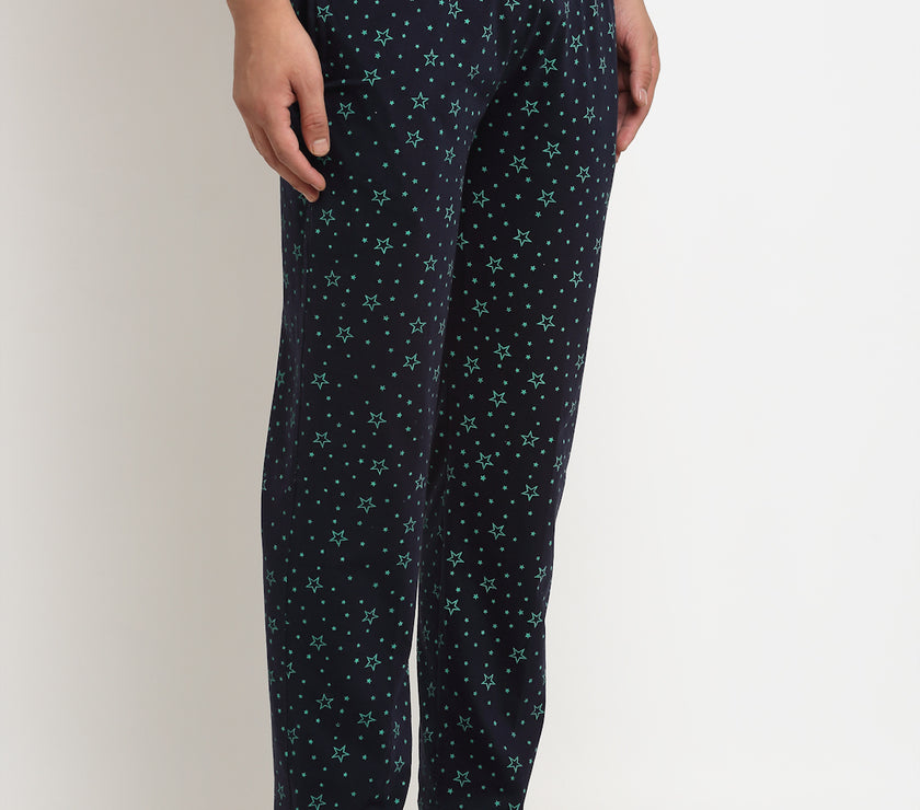 Mack Jonney Regular-Fit Cotton Trackpant for Men