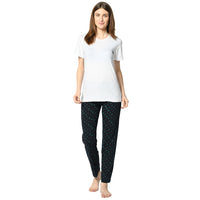 Mack Jonney Dark Blue Trackpant For Women's