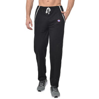 Mack Jonney Black Cotton Trackpant For Men's