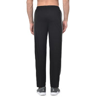 Mack Jonney Black Cotton Trackpant For Men's