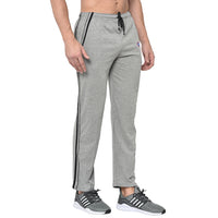 Mack Jonney Grey Cotton Trackpant For Men's