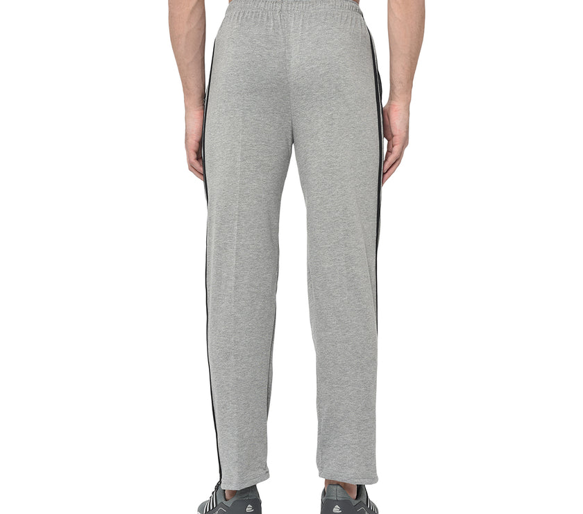 Mack Jonney Grey Cotton Trackpant For Men's