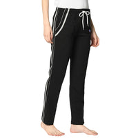 Mack Jonney Black Trackpant For Women's