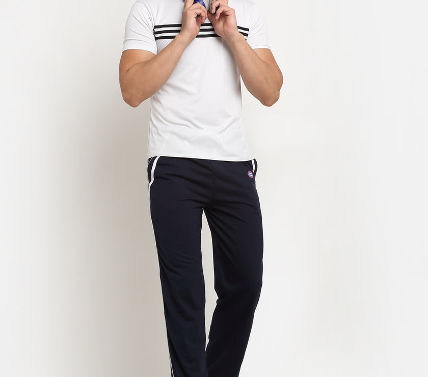 Mack Jonney Regular-Fit Cotton Trackpant for Men