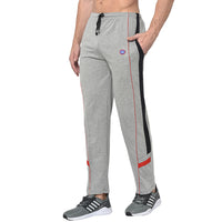 Mack Jonney Grey Cotton Trackpant For Men's