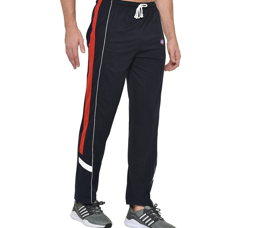 Mack Jonney Dark Blue Cotton Trackpant For Men's